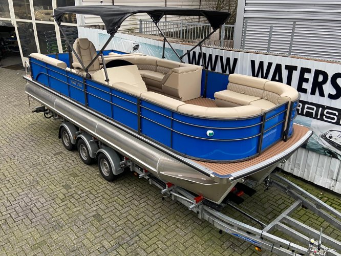 foto: 6 Pontoonboot 25FT 3-Tubes Blue