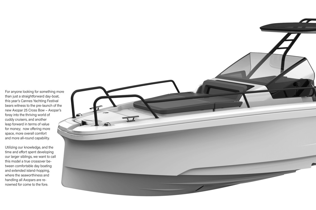 foto: 130 Axopar 25 Cross Bow & Cross Top