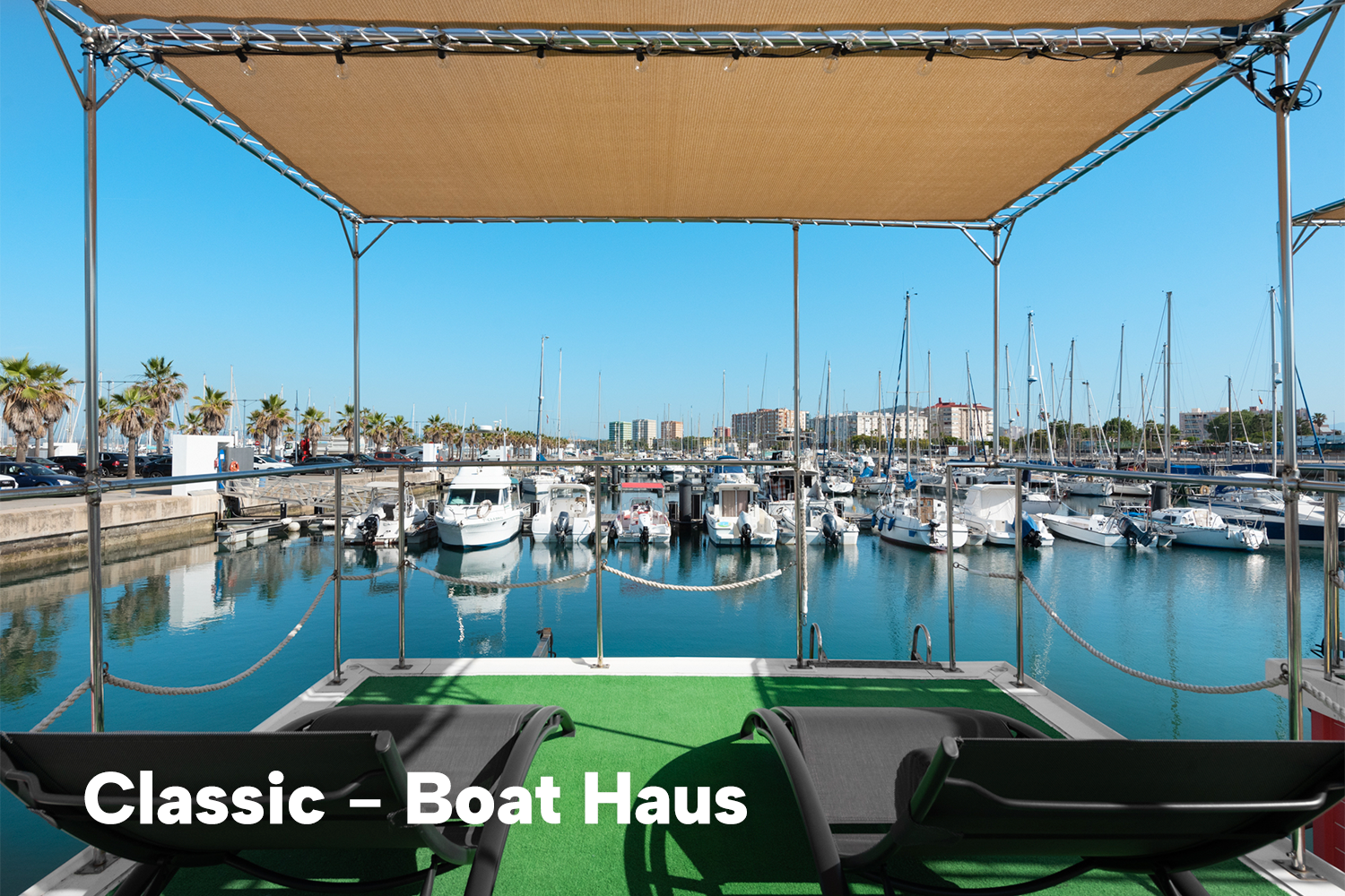 foto: 10 Boat Haus Mediterranean 8x3 Classic Houseboat