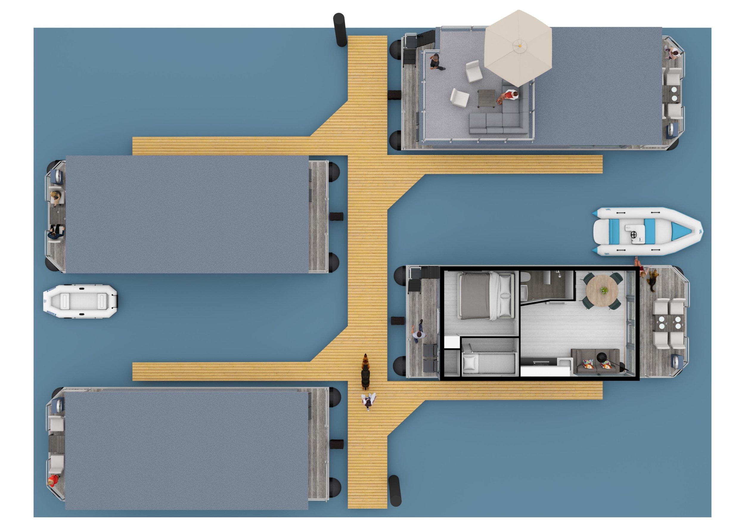 foto: 22 Havenlodge Melite Houseboat (met Huurligplaats)