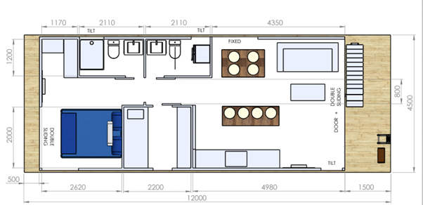 foto: 13 Boat Haus Mediterranean 12X4,5 ROYAL Houseboat
