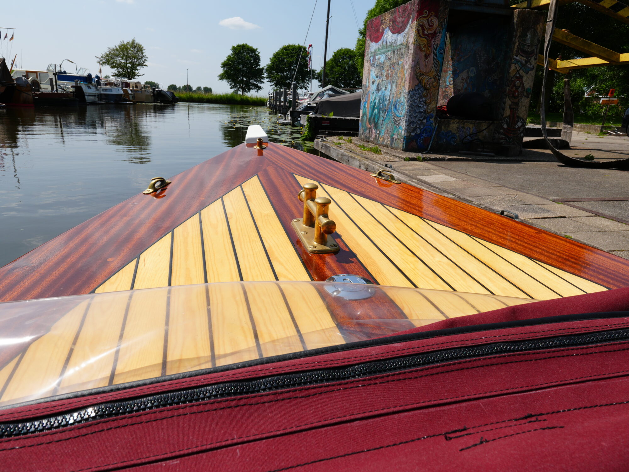 foto: 26 Kapitein Klassieke Mahoniehouten Sloep 6.20