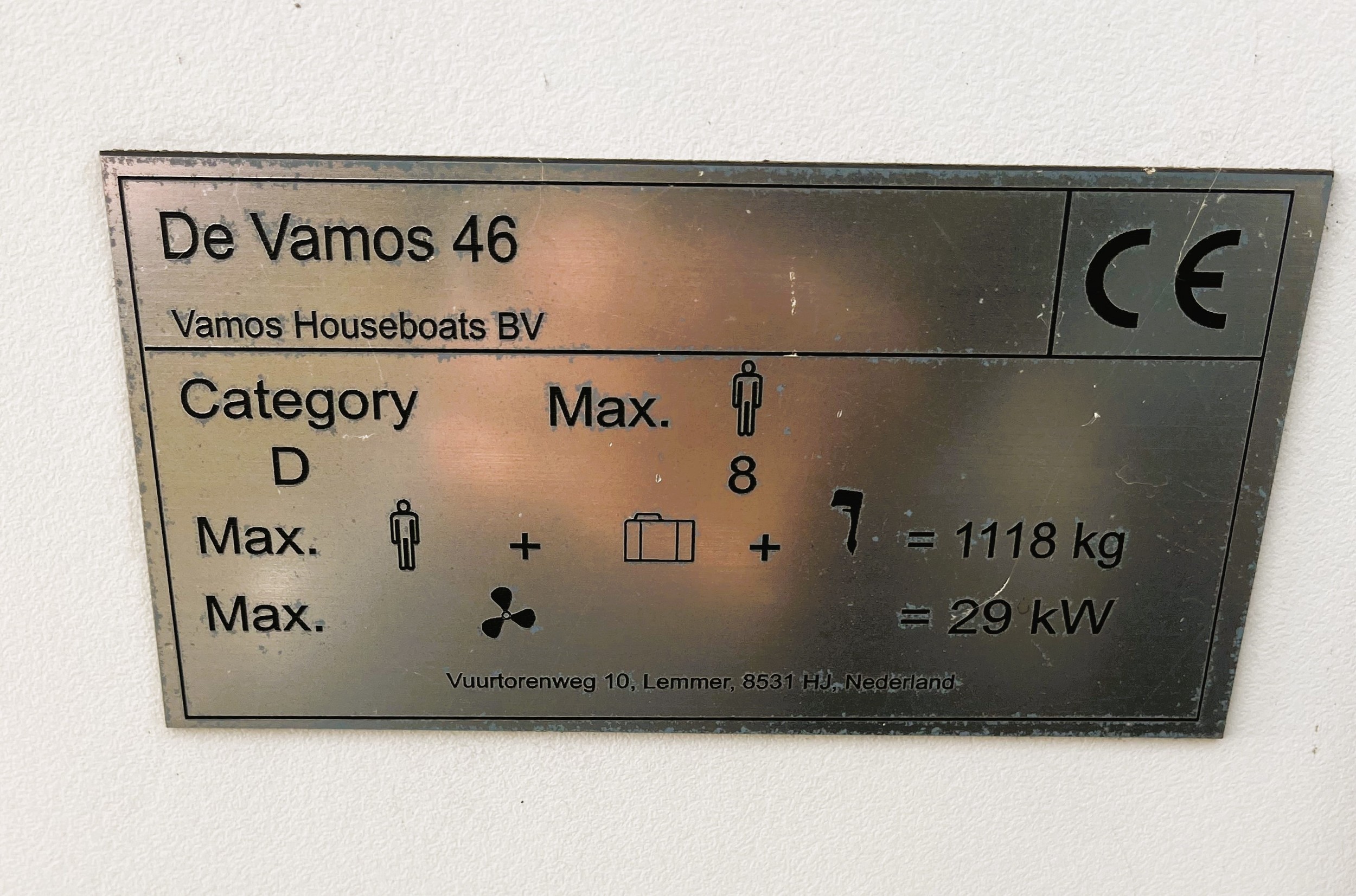 foto: 41 Vamos 46 Houseboat Charter