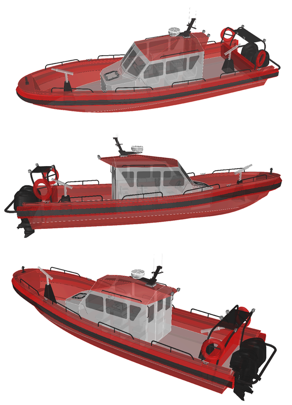 Fire And Rescue Boat PHS-R1200